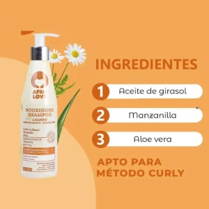 Nourishing Shampoo Líquido Afro Love