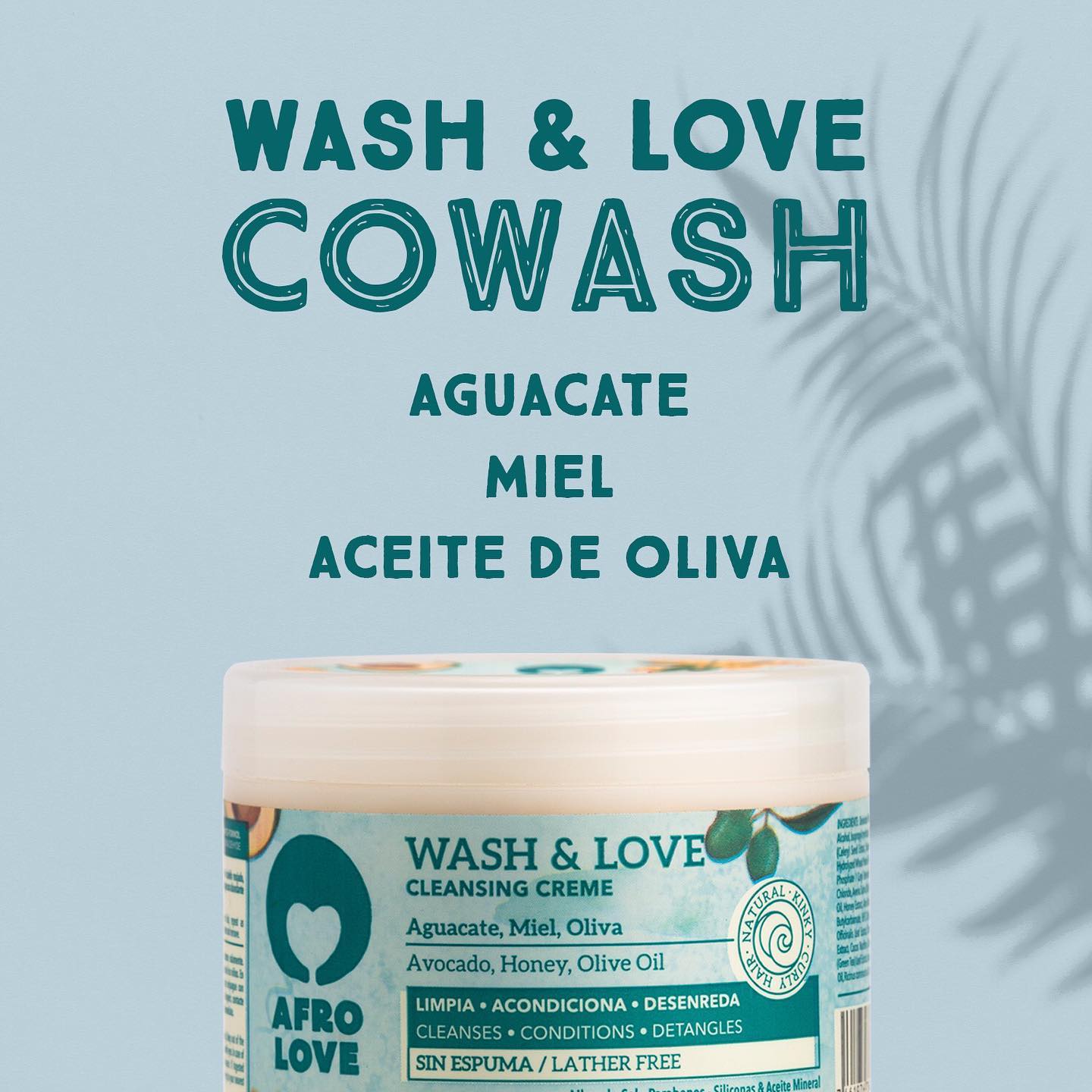 Wash & Love Cowash - Crema Limpiadora Afro Love - Imagen 3